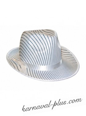 Карнавальная шляпа Гангстер, белый цвет